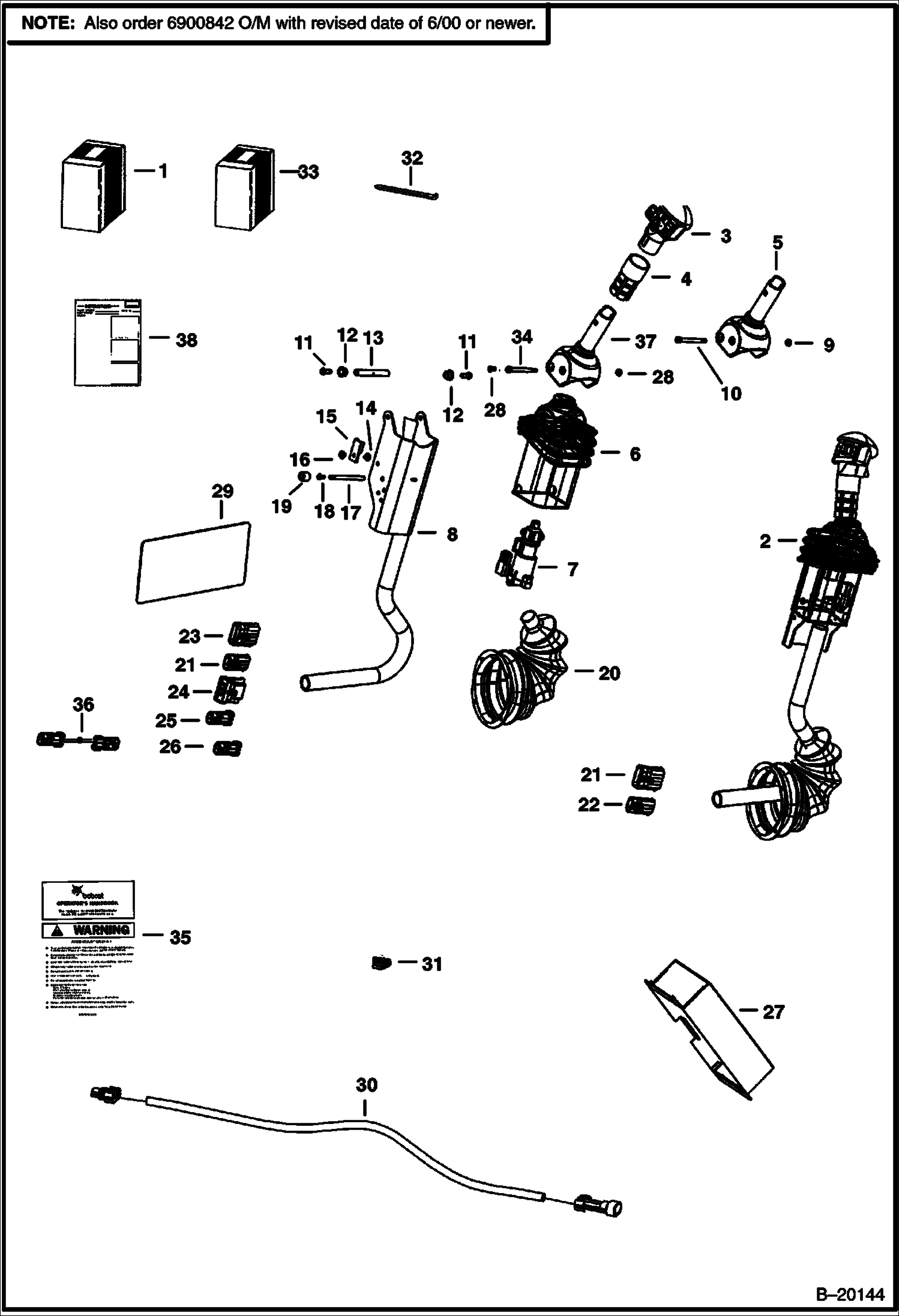 КОМПЛЕКТ УСТРОЙСТВА РУЧНОГО УПРАВЛЕНИЯ (С КНОПКОЙ ВКЛЮЧЕНИЯ) (F-СЕРИИ)
