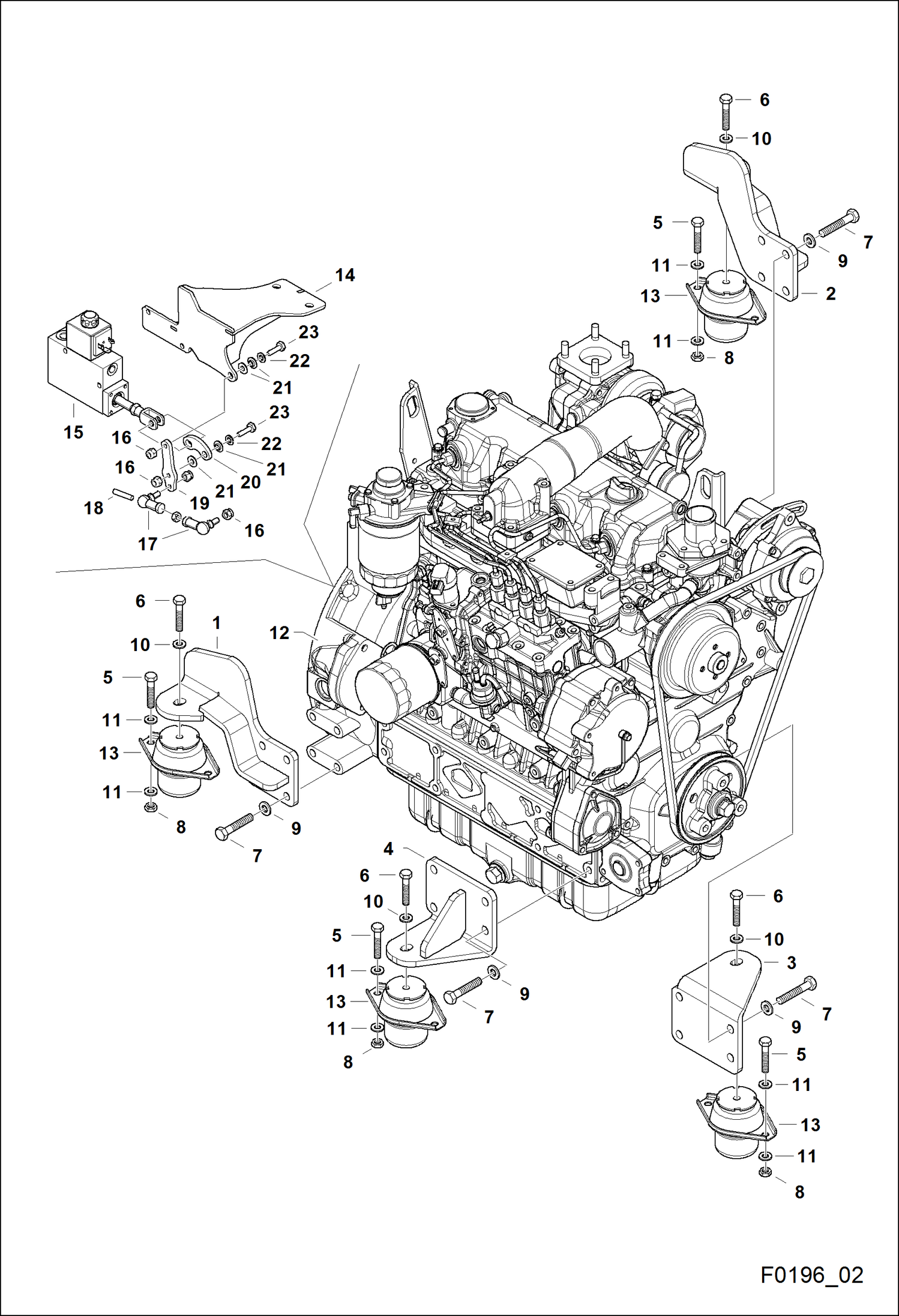 ОПОРЫ ДВИГАТЕЛЯ