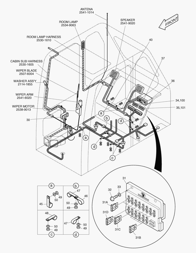 ЭЛЕКТРИЧЕСКИЕ ЗАПЧАСТИ(3)-КАБИНА