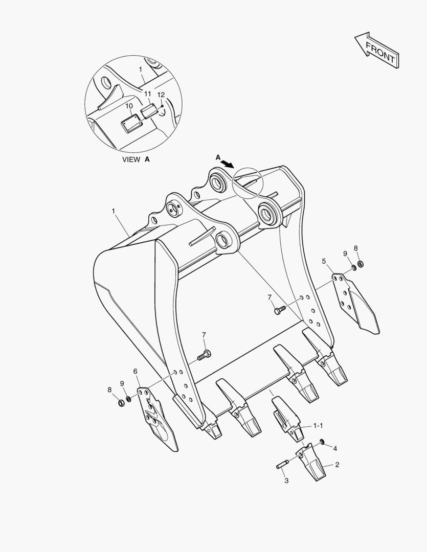 6650 BUCKET ASS`Y - 1.05mВі