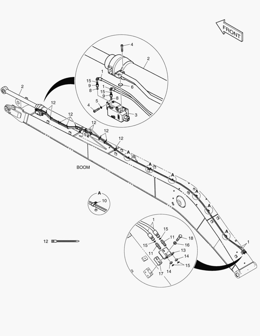 ГИДРОЗАМОК ТРУБОПРОВОДА - СТРЕЛА 8.5 м