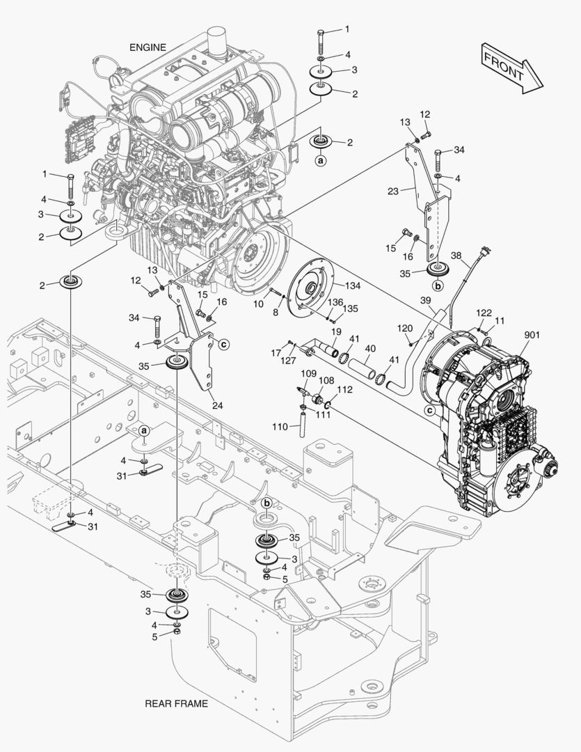 1130 ENGINE MOUNTING(3)