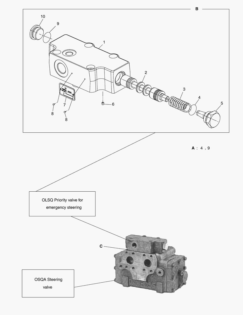 G191-66 STEERING PRIORITY VALVE [8X0550~]