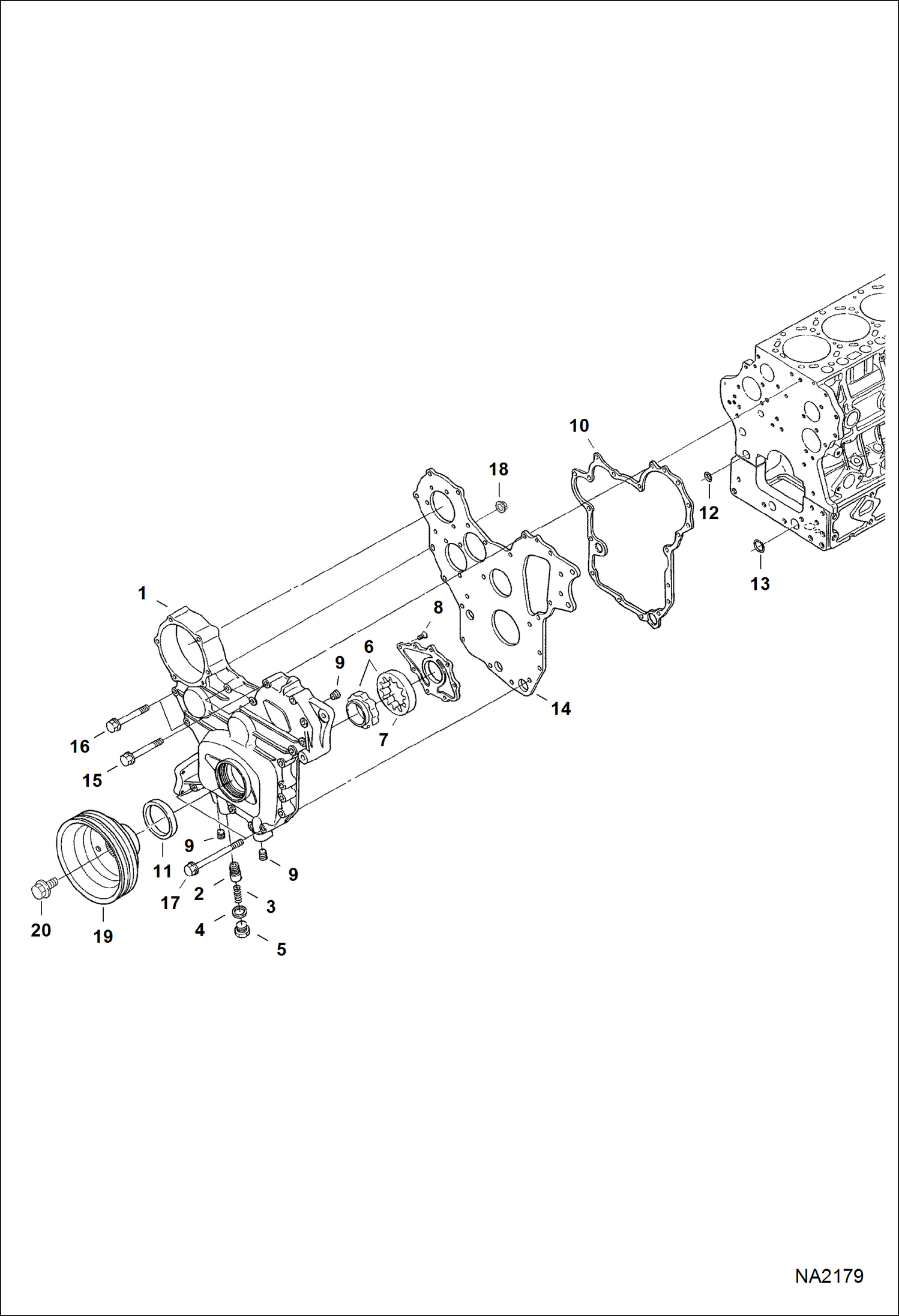 G КАРТЕР КОРОБКИ ПЕРЕДАЧ (KUBOTA)