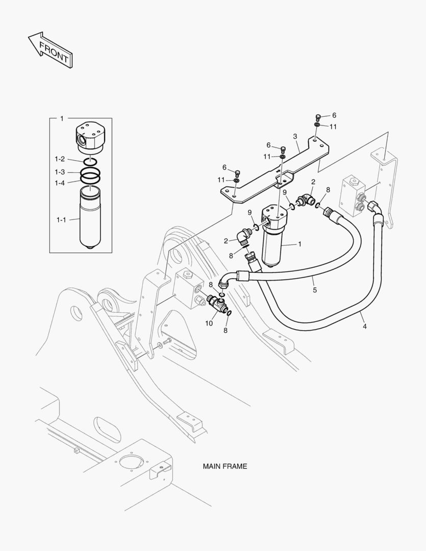 6140 TWO WAY PIPING - WITH FILTER [17130~18825]
