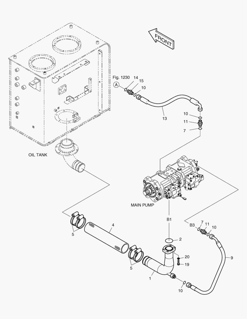 ТУБОПРОВОД МАСЛЯНОГО РАДИАТОРА(1)