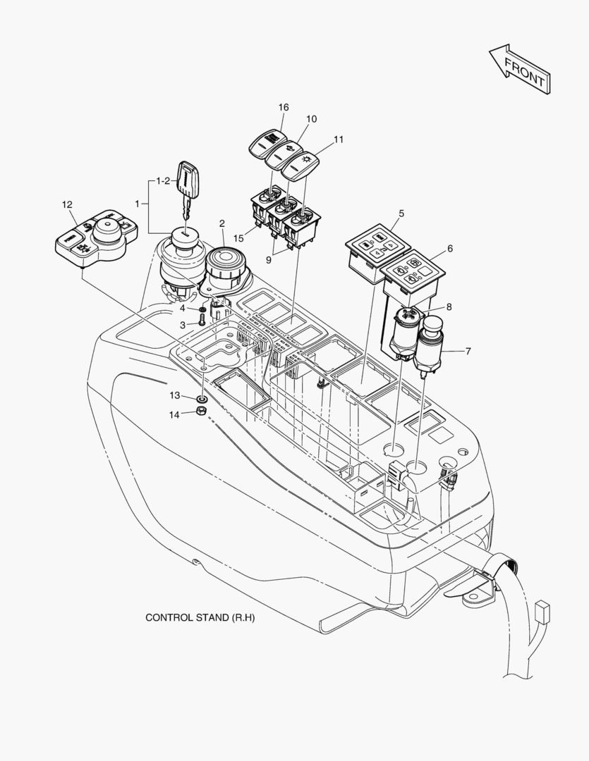 ЭЛЕКТРИЧЕСКИЕ ЗАПЧАСТИ - ПУЛЬТ УПРАВЛЕНИЯ