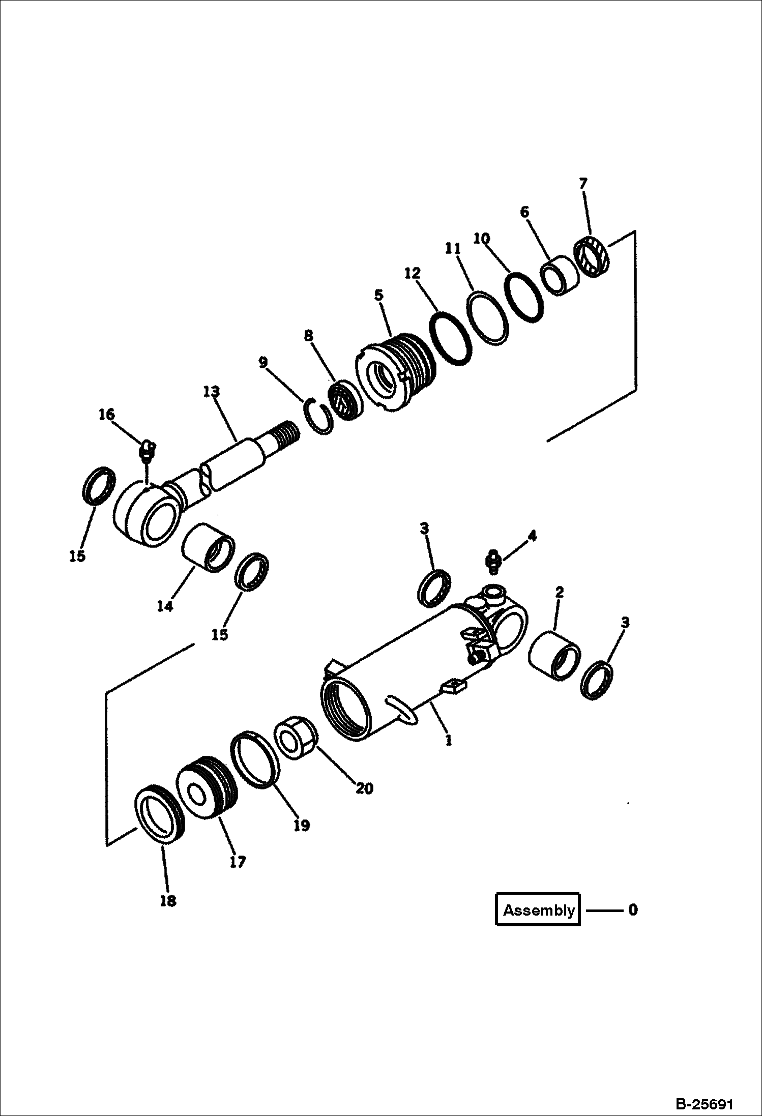 ЦИЛИНДР ОТВАЛА