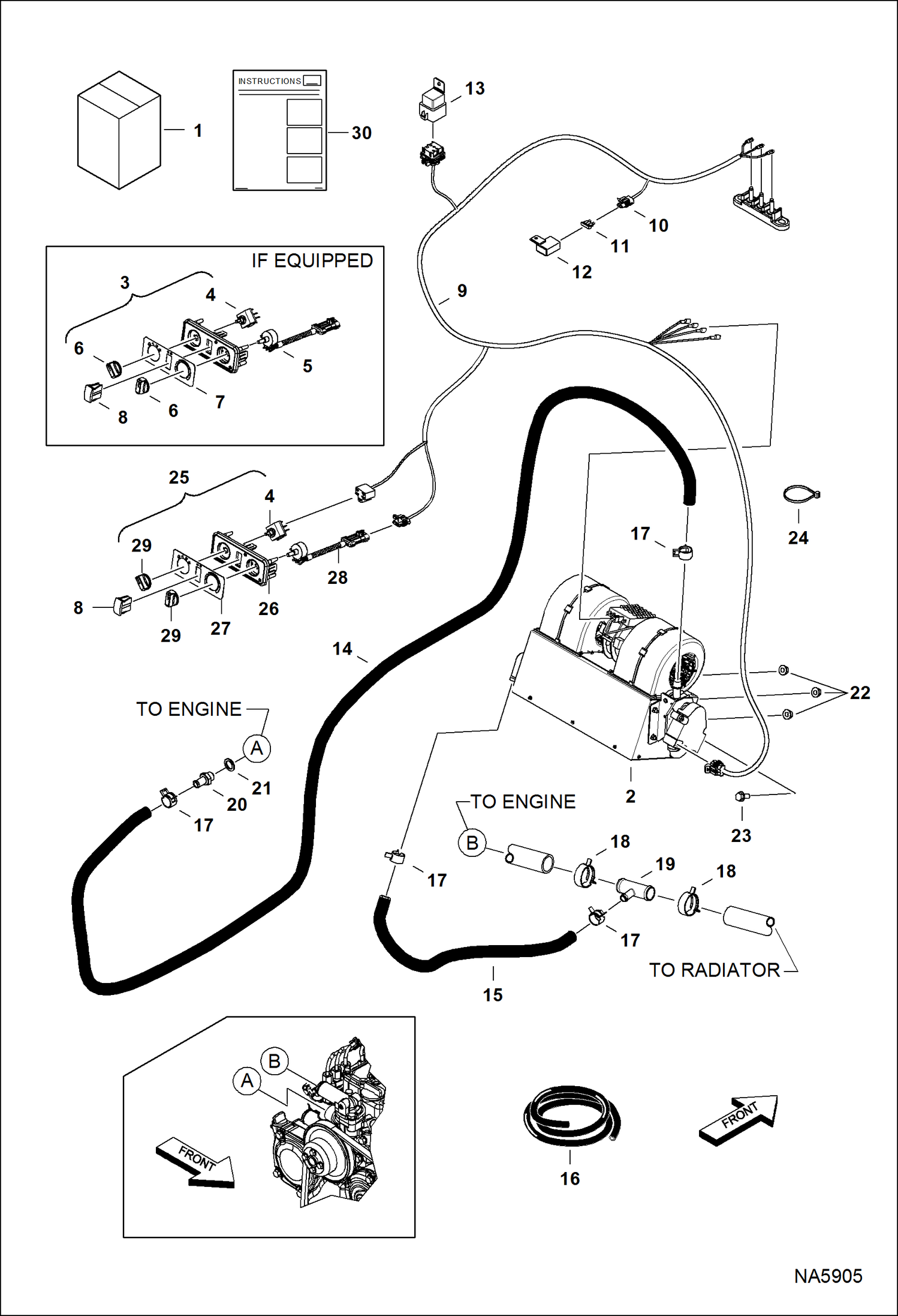 КОМПЛЕКТ ОБОГРЕВАТЕЛЕЙ