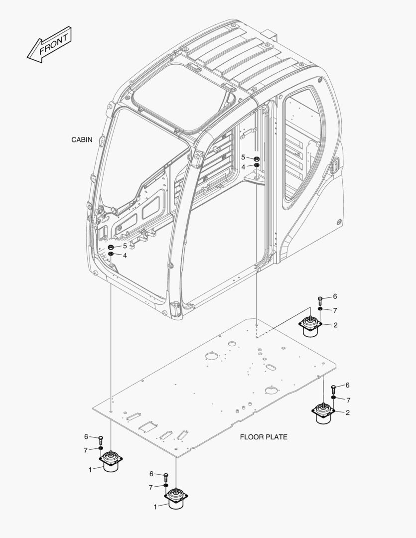 УСТАНОВКА КАБИНЫ