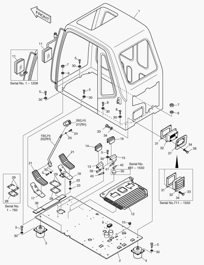 КАБИНА В СБОРЕ
