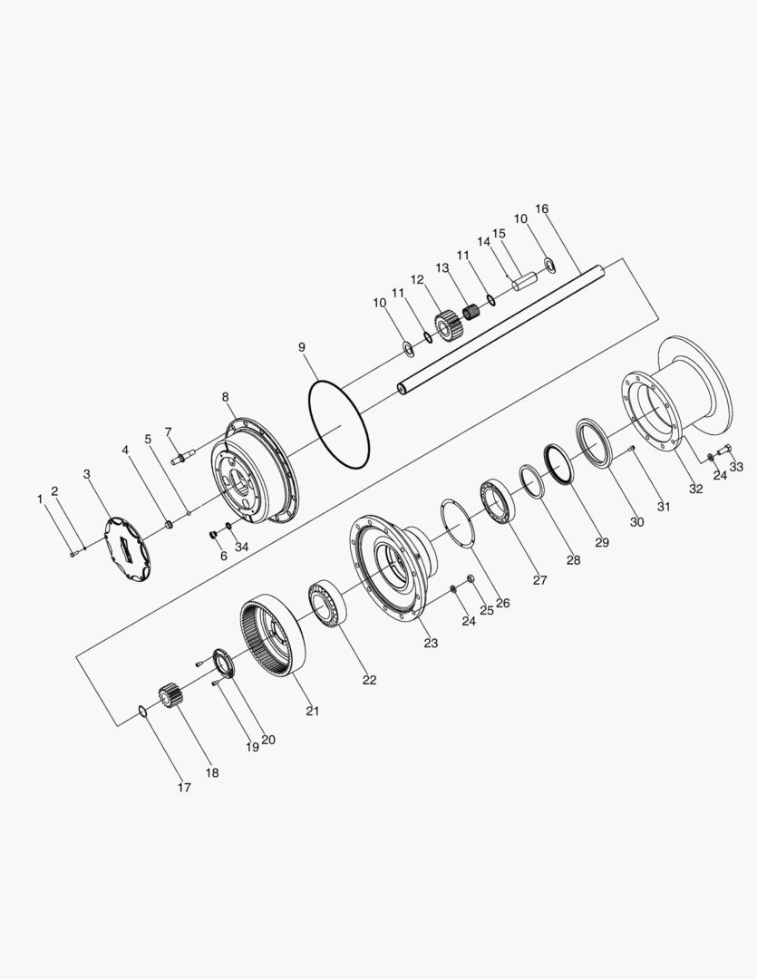 3230 AXLE ASS`Y - DRIVING AXLE ASS`Y(DISD)
