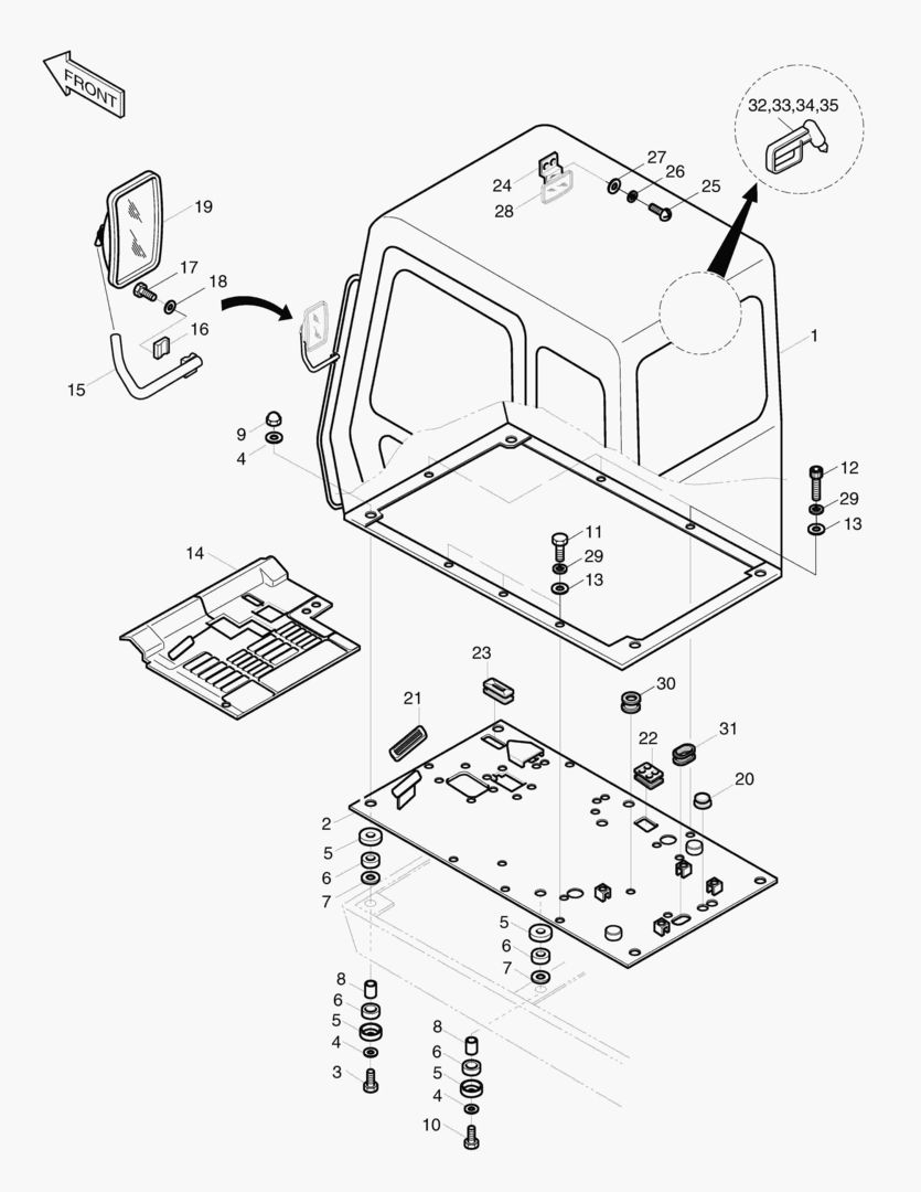 КАБИНА В СБОРЕ