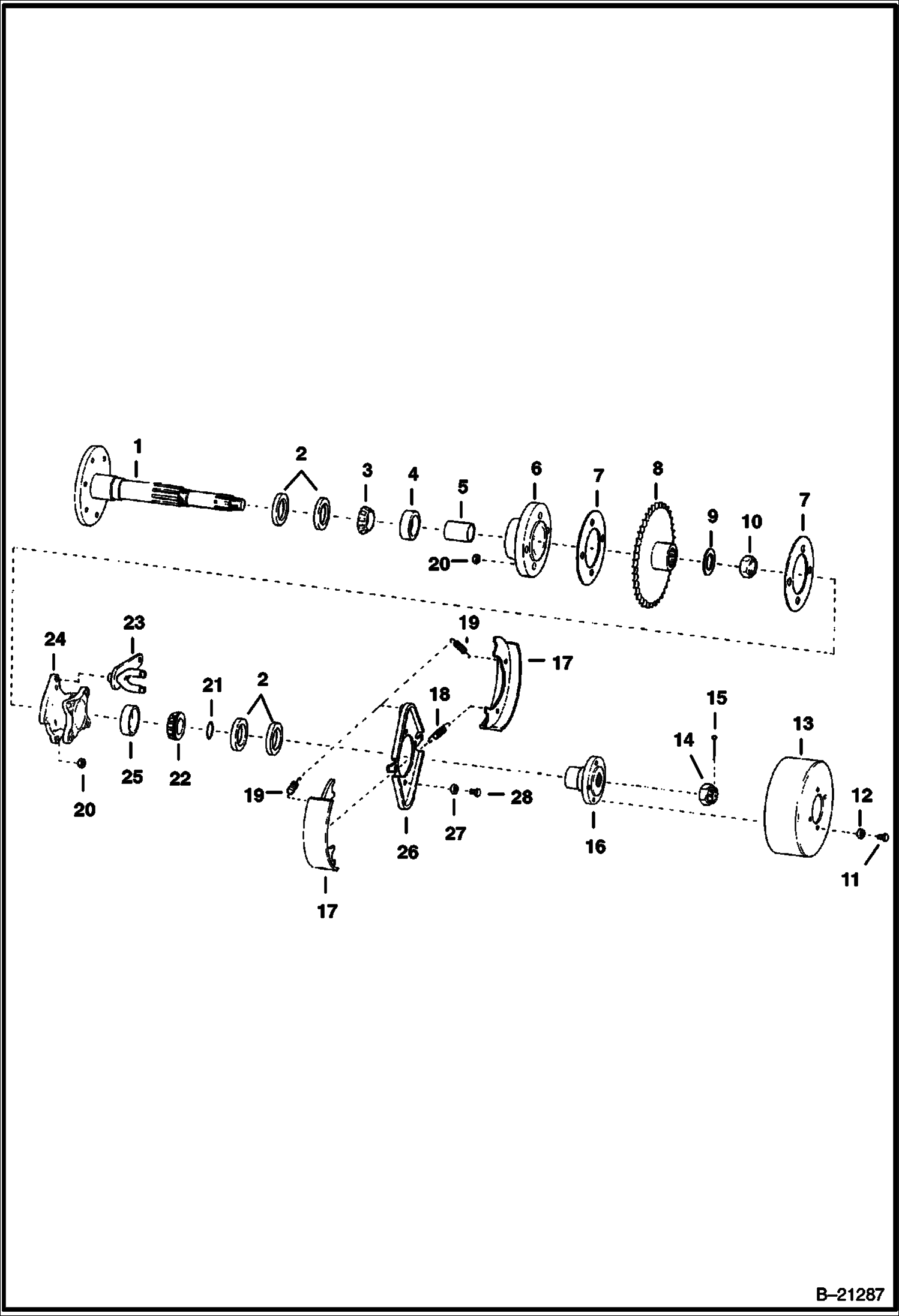 ОСЬ И ТОРМОЗ В СБОРЕ