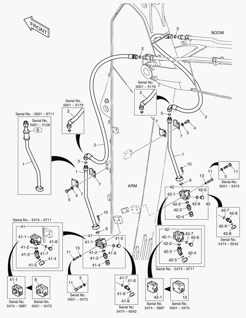 Спецтехника 6720 ARM PIPING - ONE & TWO WAY(ARM 3.0m) - главное фото