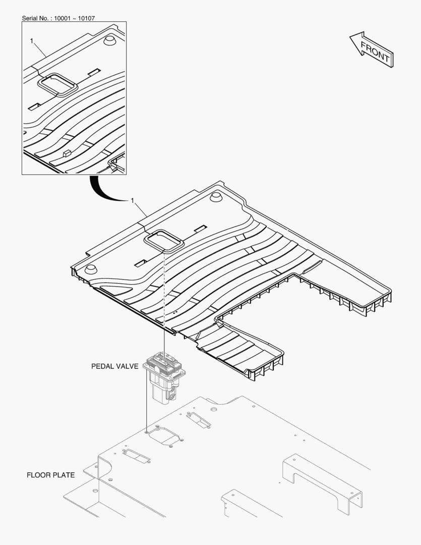 Спецтехника 6990 FLOOR MAT(OREGON CABIN)-TWO WAY