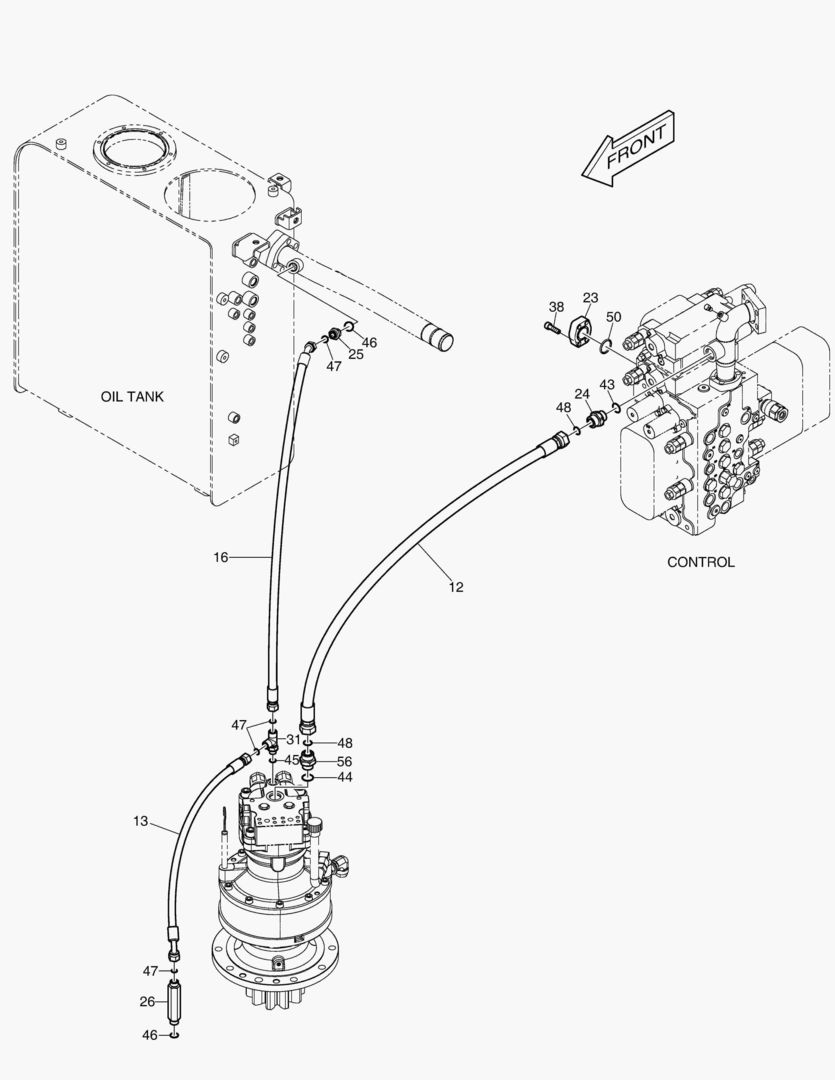 ТУБОПРОВОД МАСЛЯНОГО РАДИАТОРА(3)