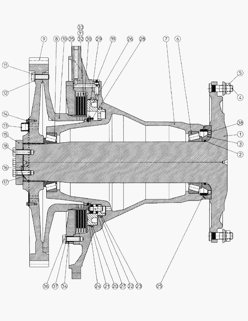 G090-20 WHEEL HUB AS [810053~]