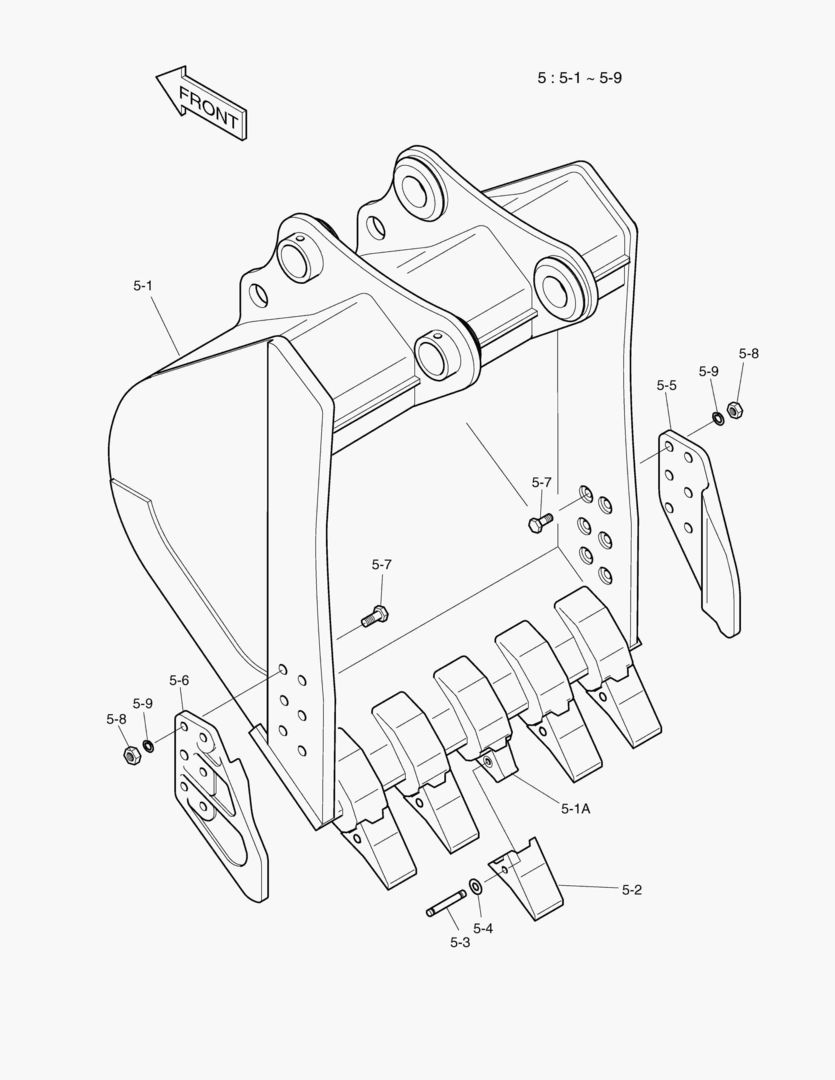 3120 BUCKET ASS`Y-1.1mВі