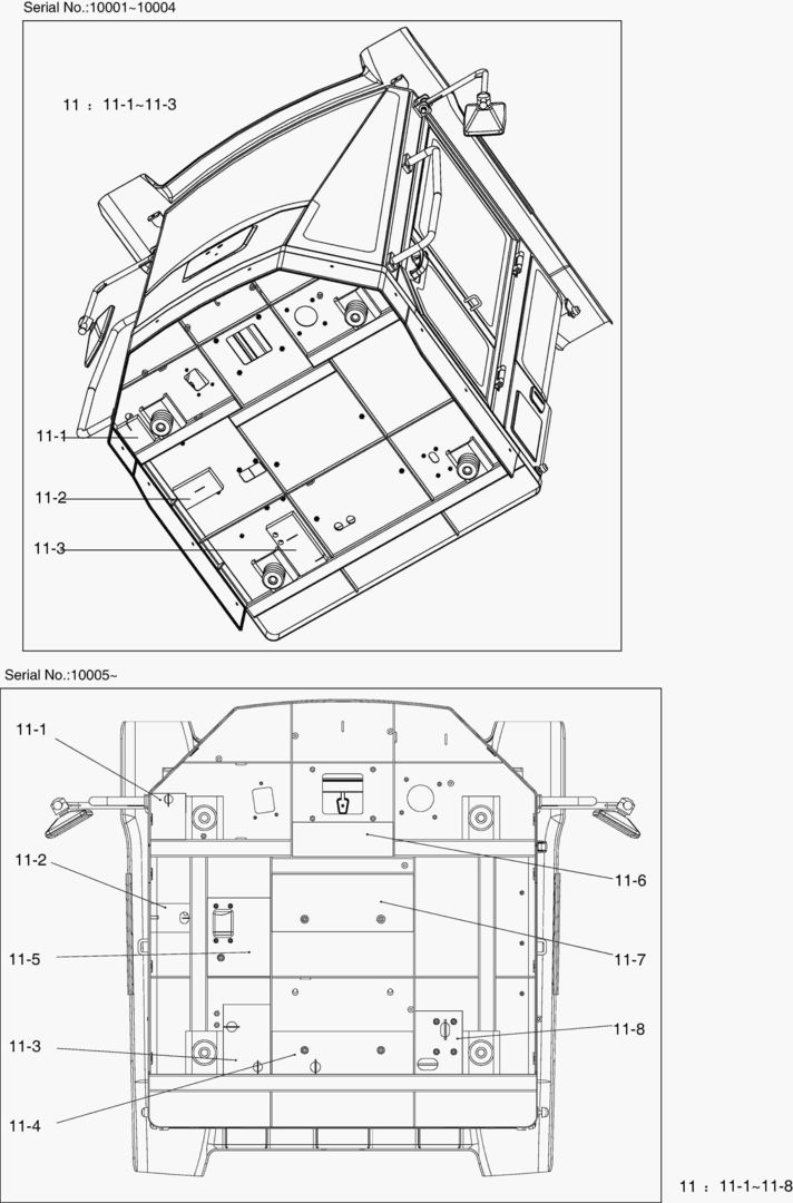 Спецтехника 1370 CABIN(7) - SPONGE ASSY [~10205] - главное фото