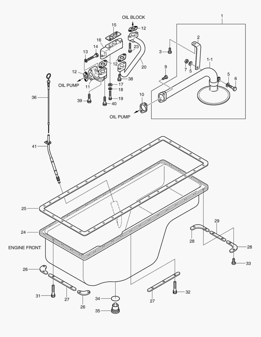 019 OIL PIPE & OIL PAN