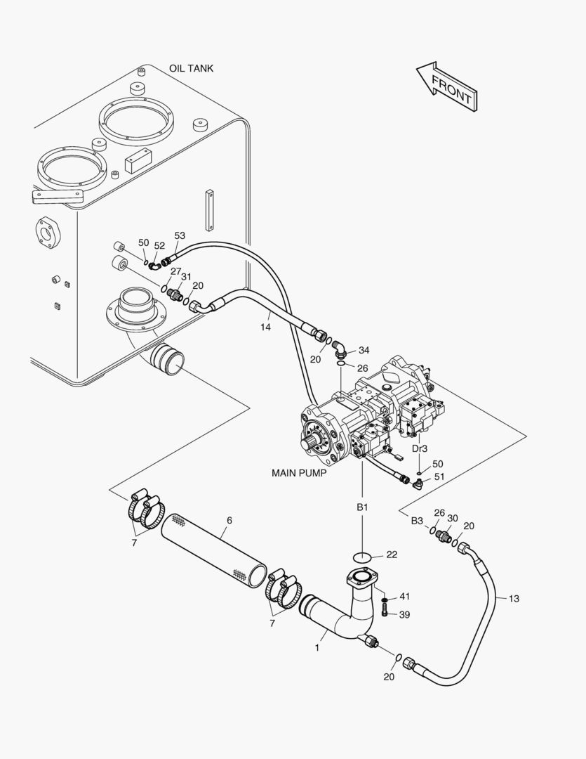 ТУБОПРОВОД МАСЛЯНОГО РАДИАТОРА(1)