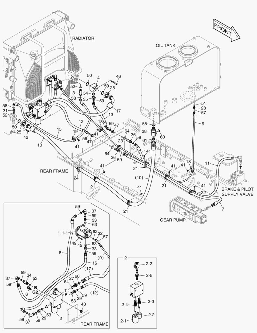 ТУБОПРОВОД МАСЛЯНОГО РАДИАТОРА (2)