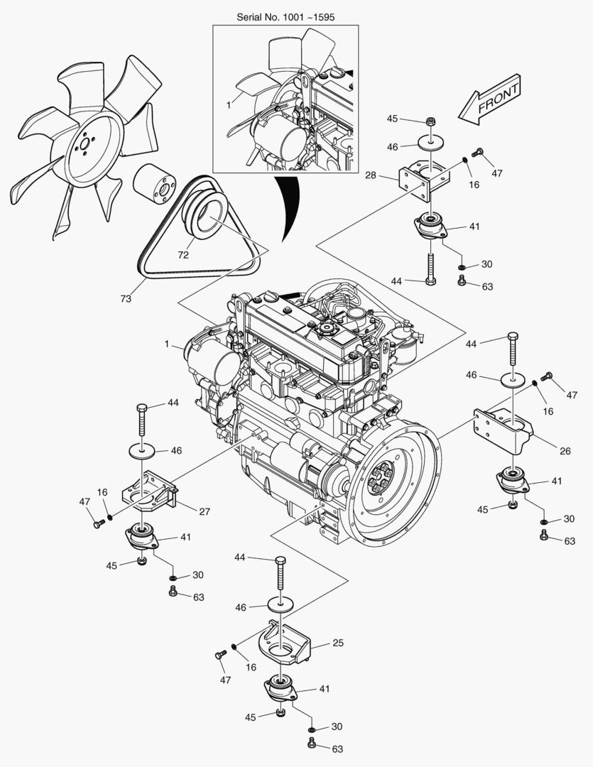 МОНТАЖ ДВИГАТЕЛЯ-БУФЕР