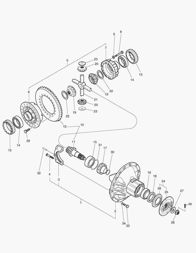 ПЕРЕДНИИ ШЕСТЕРНИ ДИФФЕРЕНЦИАЛА-МАКСИМАЛЬНАЯ ГУСЕНИЦА
