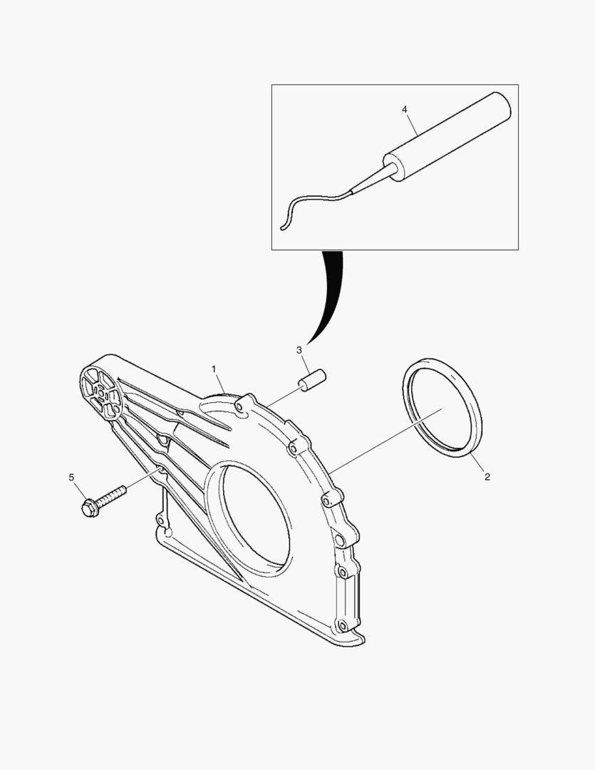 КРЫШКА РАСПРЕДЕЛИТЕЛЬНЫХ ШЕСТЕРЕН