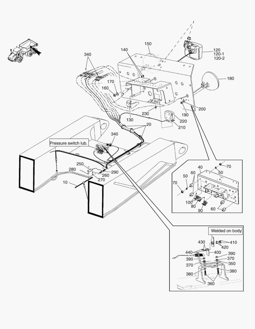 G220-10 EL.SYSTEM REAR WAGON [~ 7X1114]