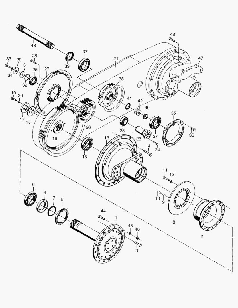 G039-9 DRIVE LINE; REAR