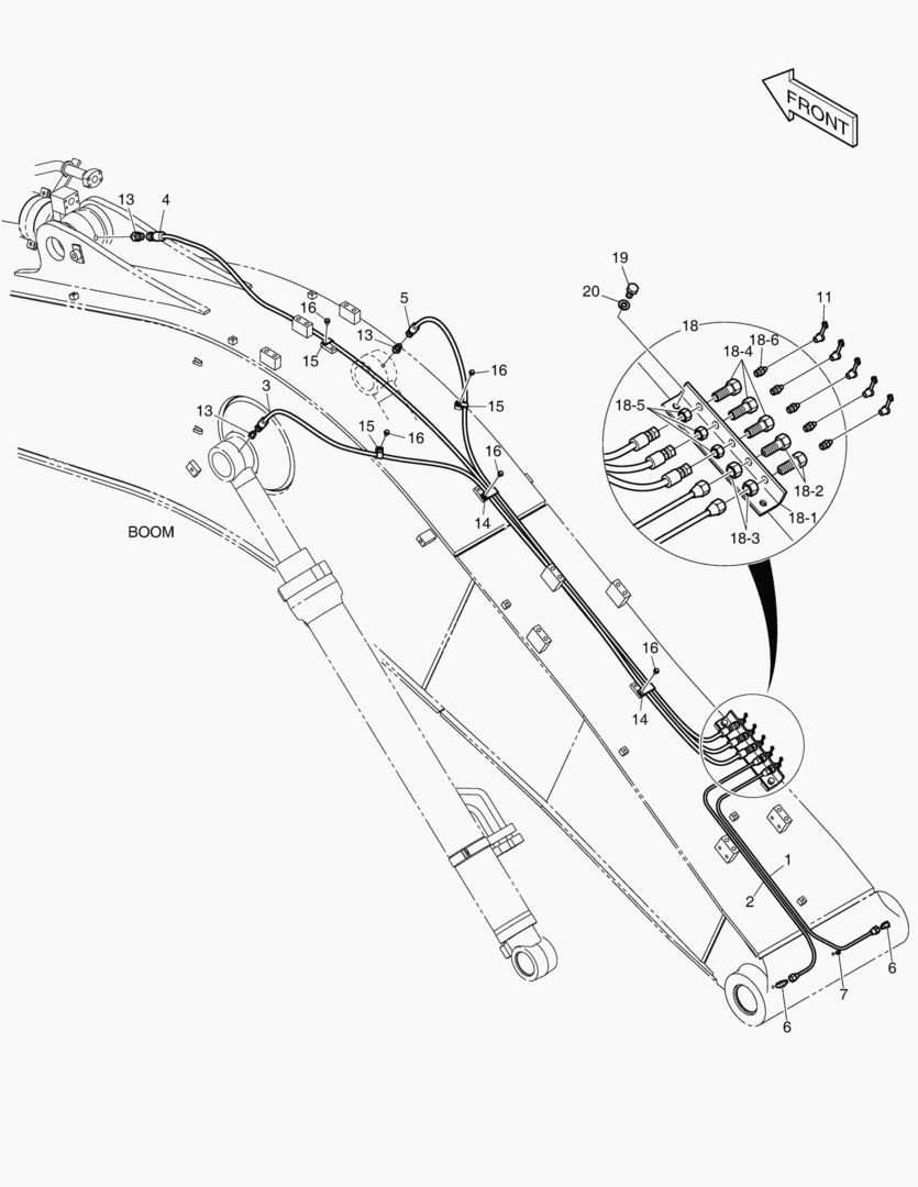 ТРУБОПРОВОД СМАЗОЧНОЙ СИСТЕМЫ - СТРЕЛА