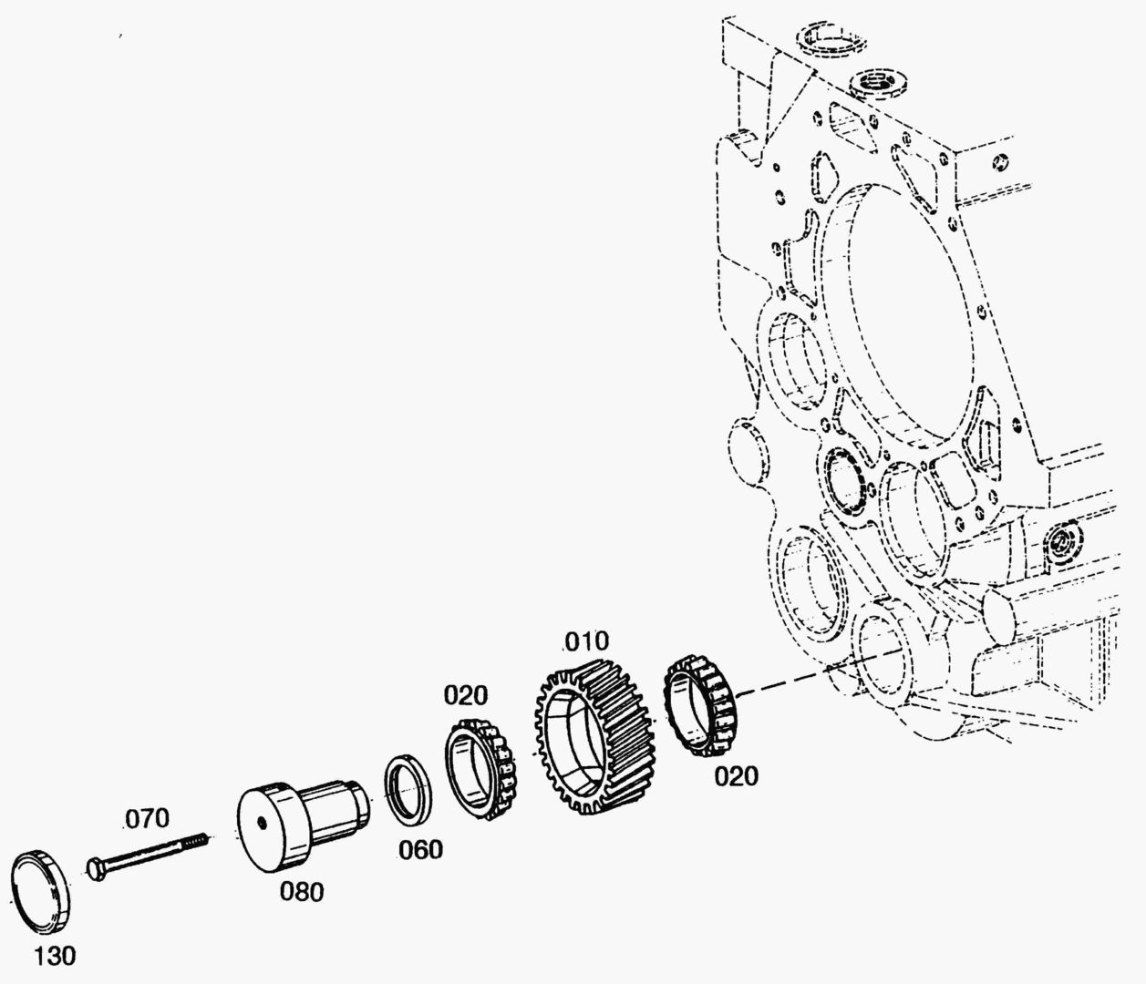 Схема ПРОМЕЖУТОЧНЫЙ ВАЛ