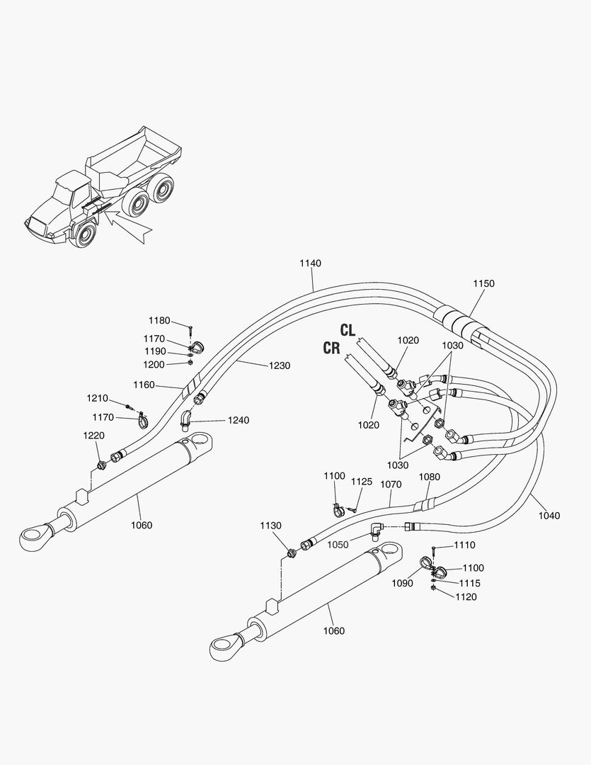 G190-36 STEERING SYSTEM [~8X0549]