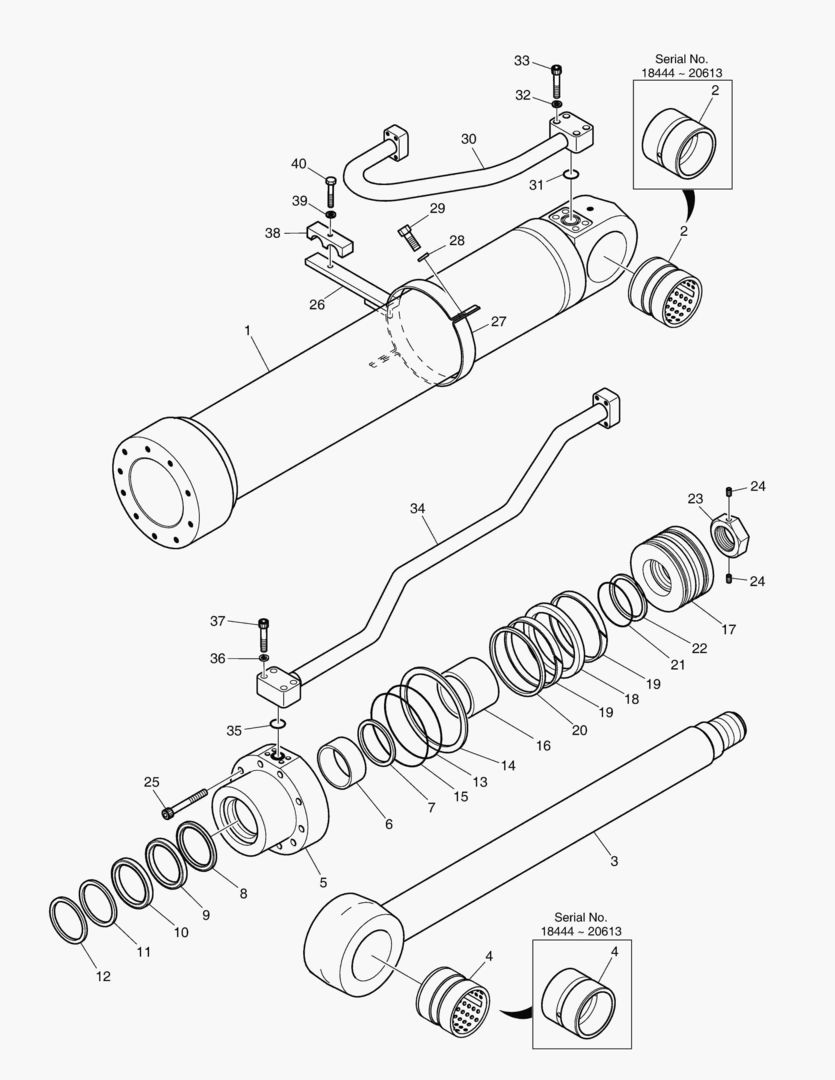 4241 BOOM CYLINDER - R.H. [18444~]