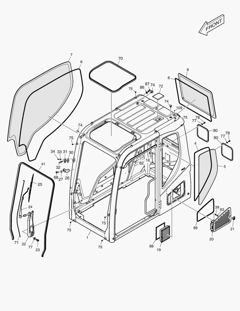 КАБИНА(1) - СИСТЕМА ЗАЩИТЫ ПРИ ОПРОКИДЫВАНИИ