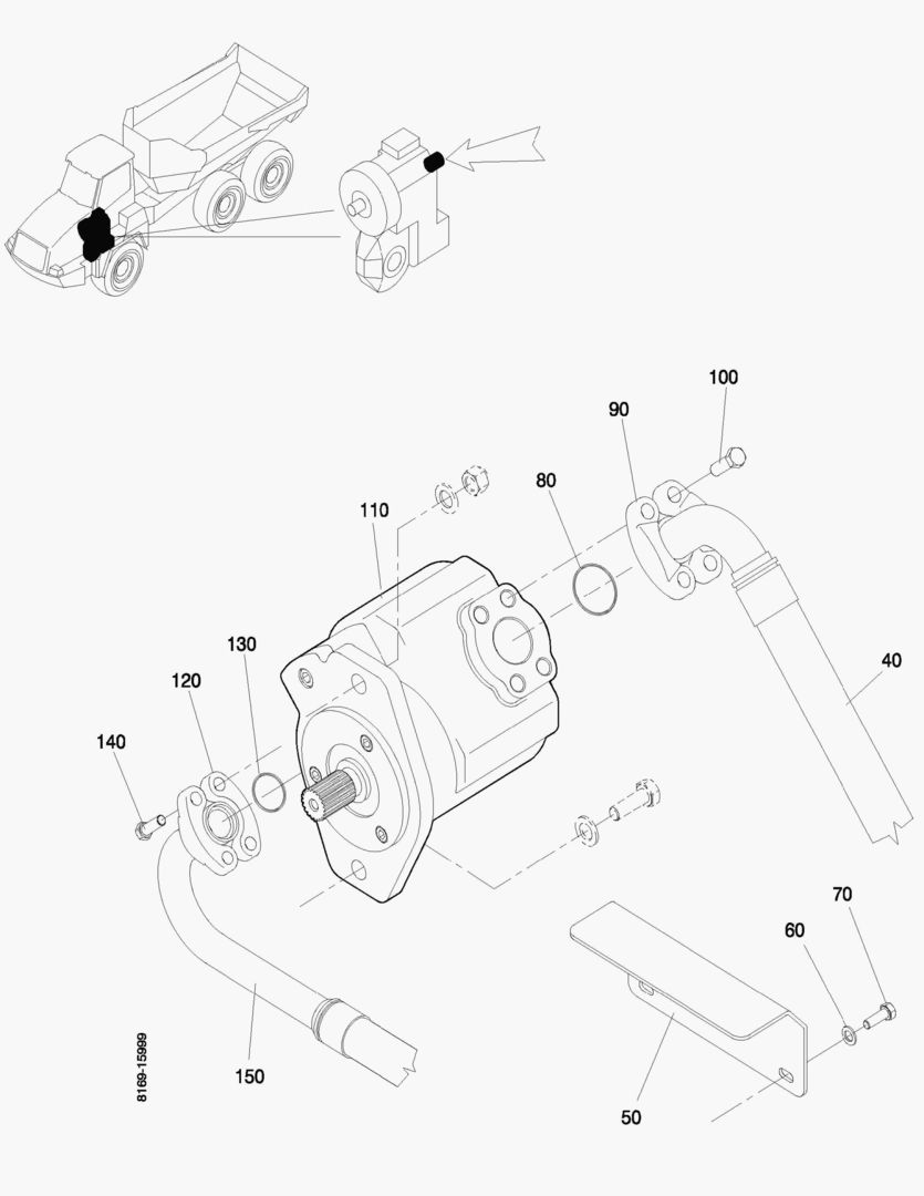 G190-6 MAIN HYDRAULIC PUMP