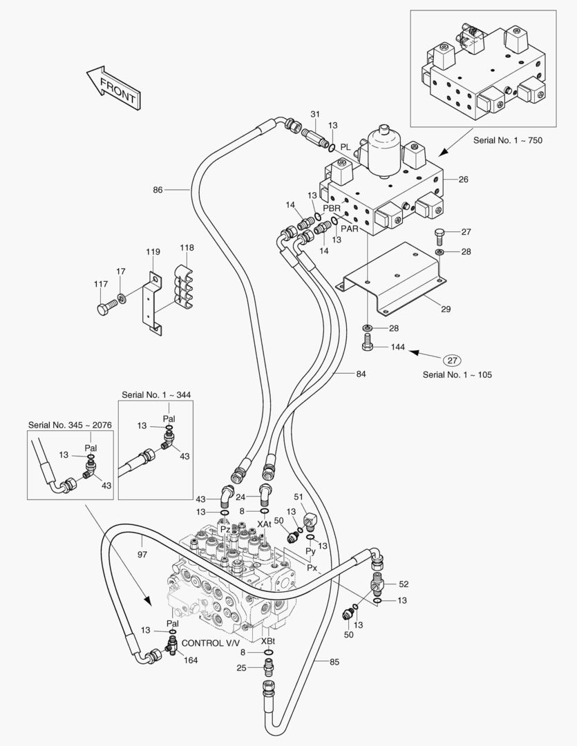 ТРУБОПРОВОД СЕРВОУПРАВЛЕНИЯ(9)