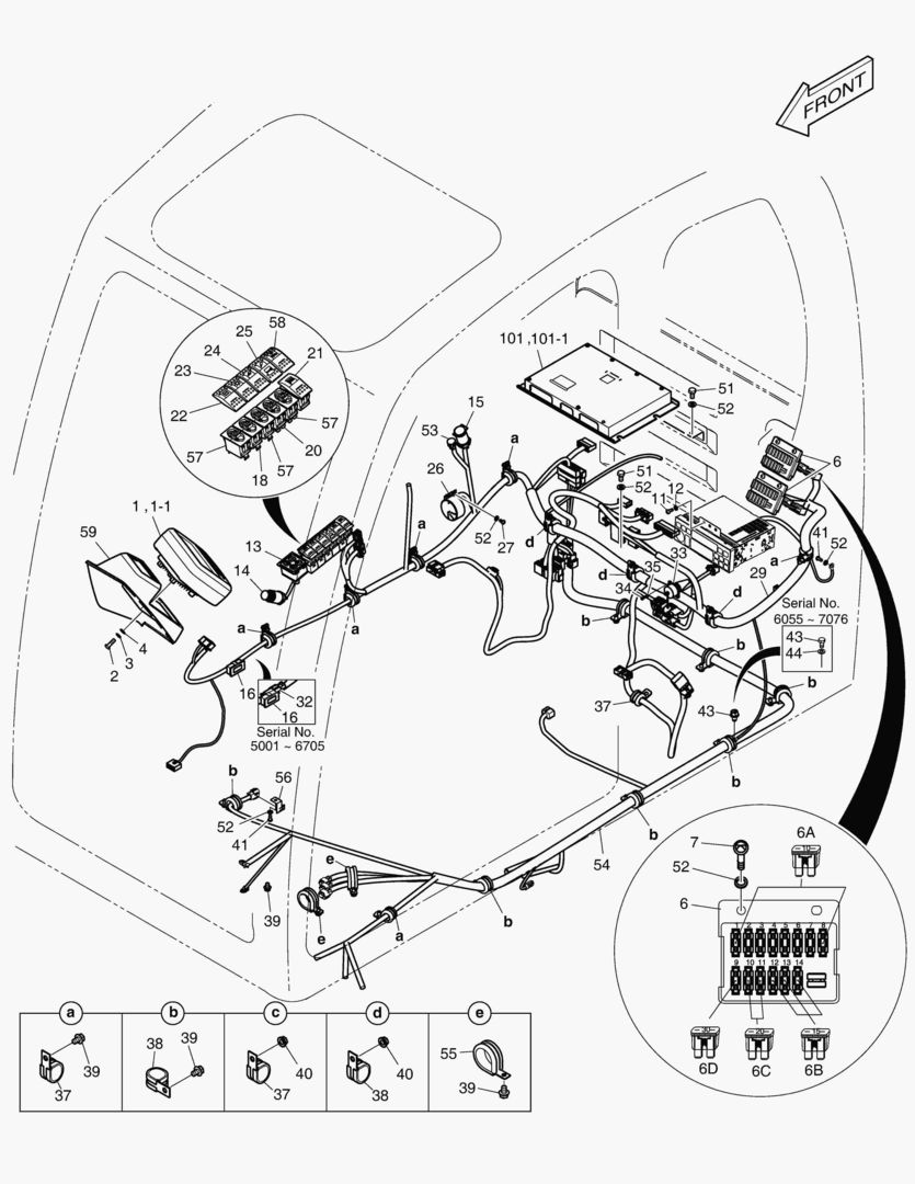 1841 ELECTRIC PARTS - CABIN [6055~]