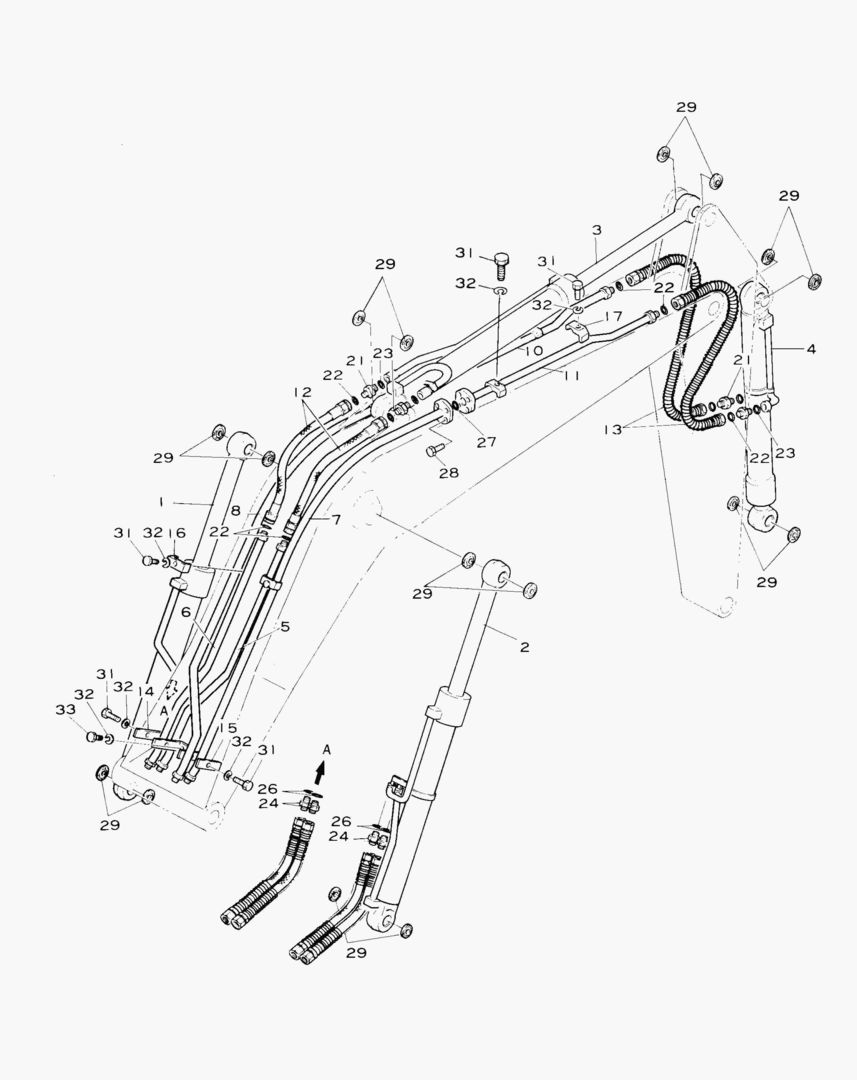 ПЕРЕДНИЙ ТРУБОПРОВОД-KMX13A