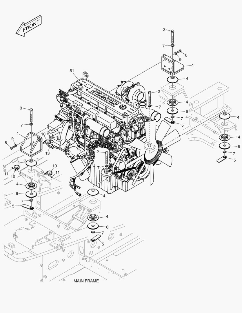 МОНТАЖ ДВИГАТЕЛЯ