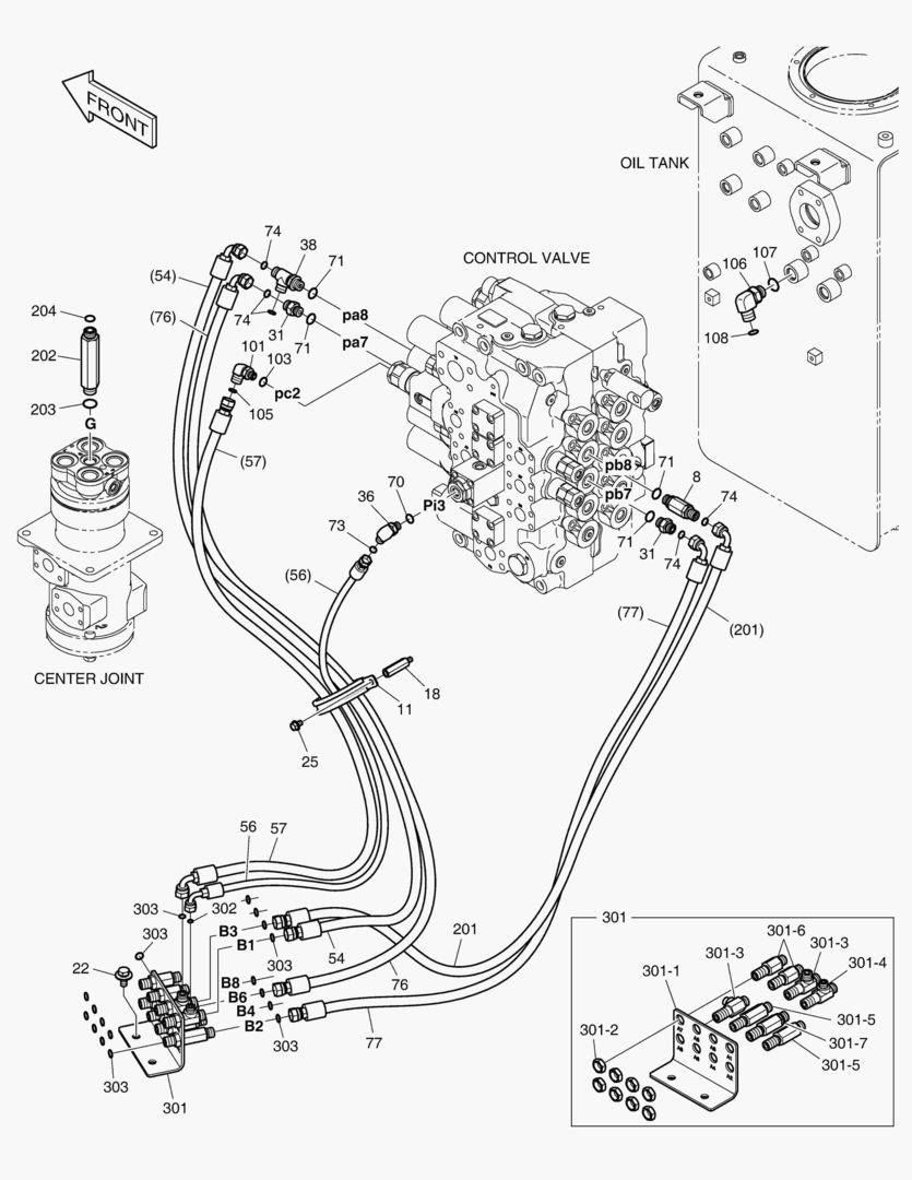 ТРУБОПРОВОД СЕРВОУПРАВЛЕНИЯ(3)