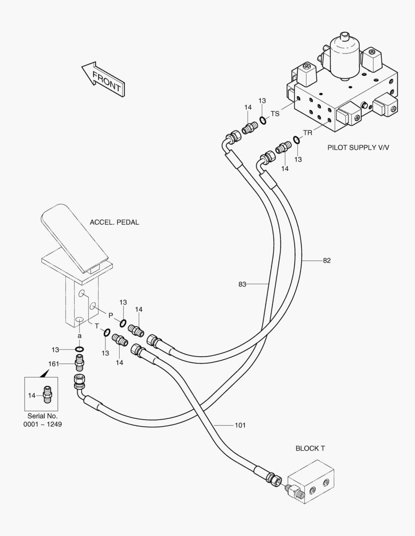 ТРУБОПРОВОД СЕРВОУПРАВЛЕНИЯ(12)