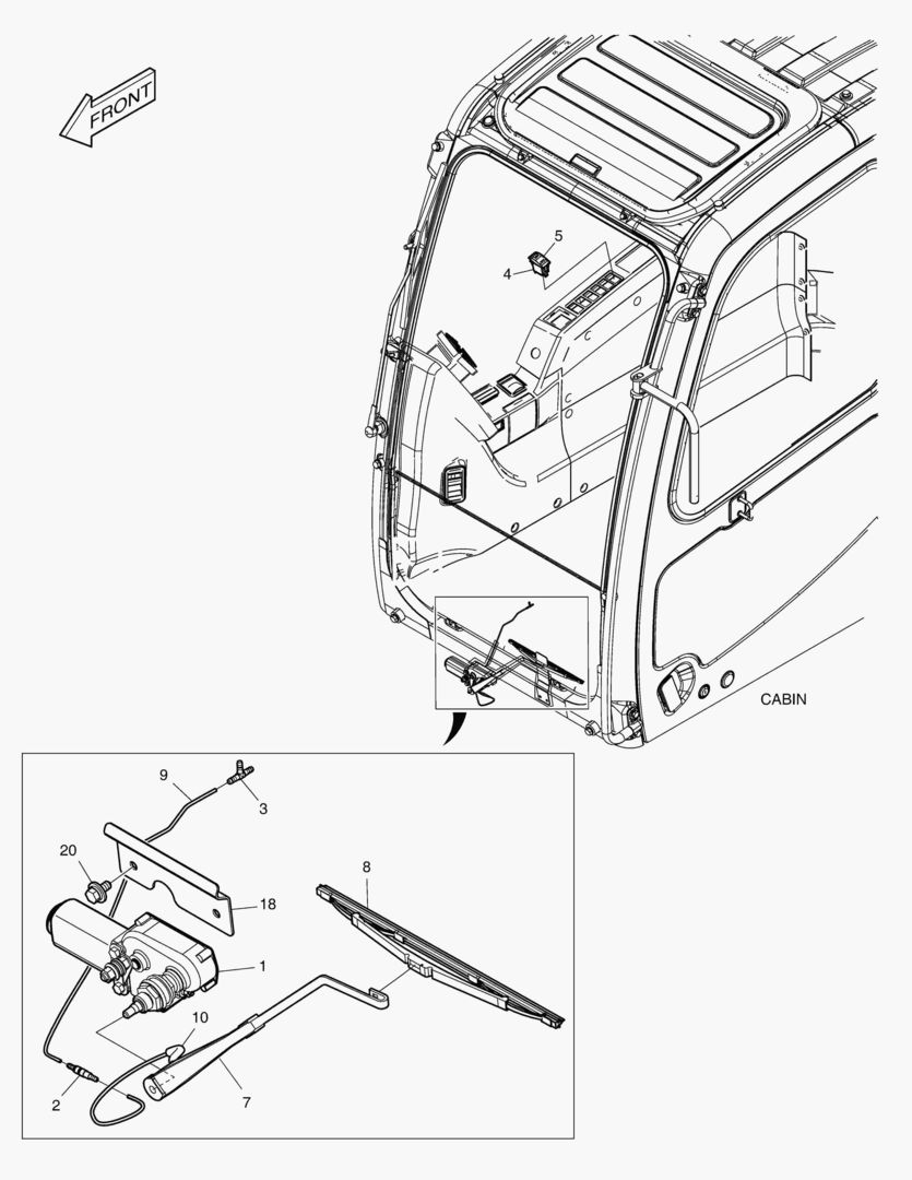 Спецтехника 7060 LOWER WIPER [13240~15939] - главное фото
