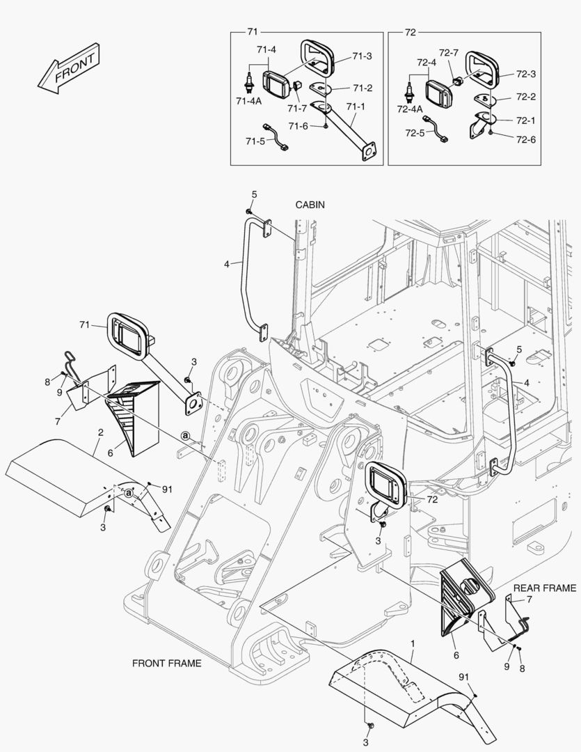 1550 FENDER & LADDER