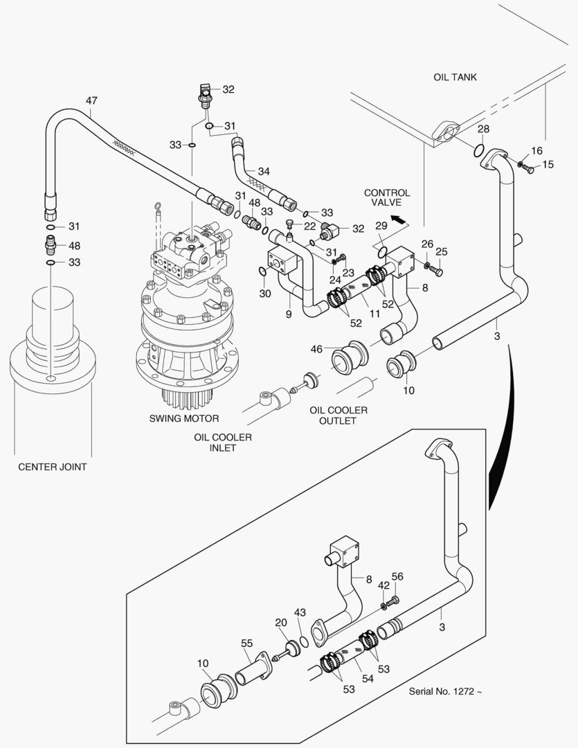 ТРУБОПРОВОД НИЗКОГО ДАВЛЕНИЯ(2)-KMX13A
