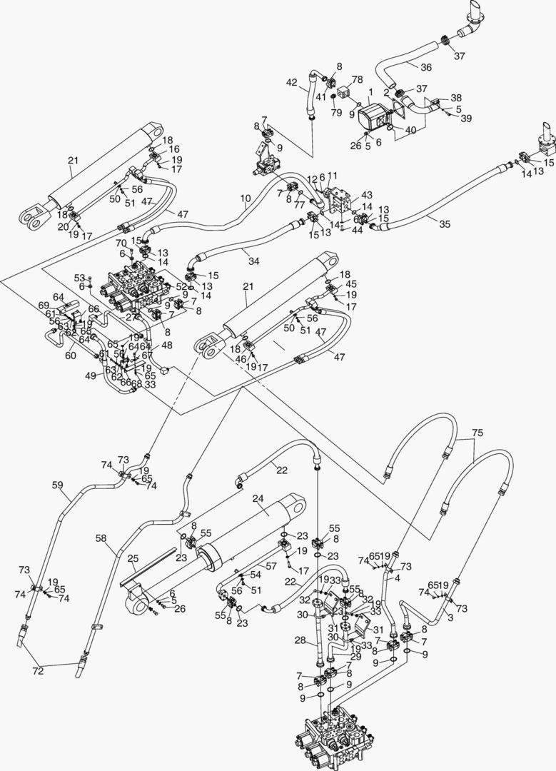 5820 PIPING ASSY;MAIN;CUTR;3SP