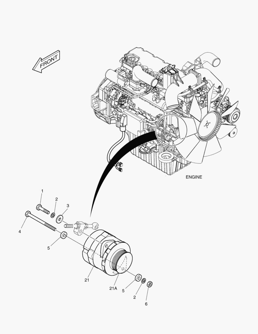 УСТАНОВКА ГЕНЕРАТОРА ПЕРЕМЕННОГО ТОКА