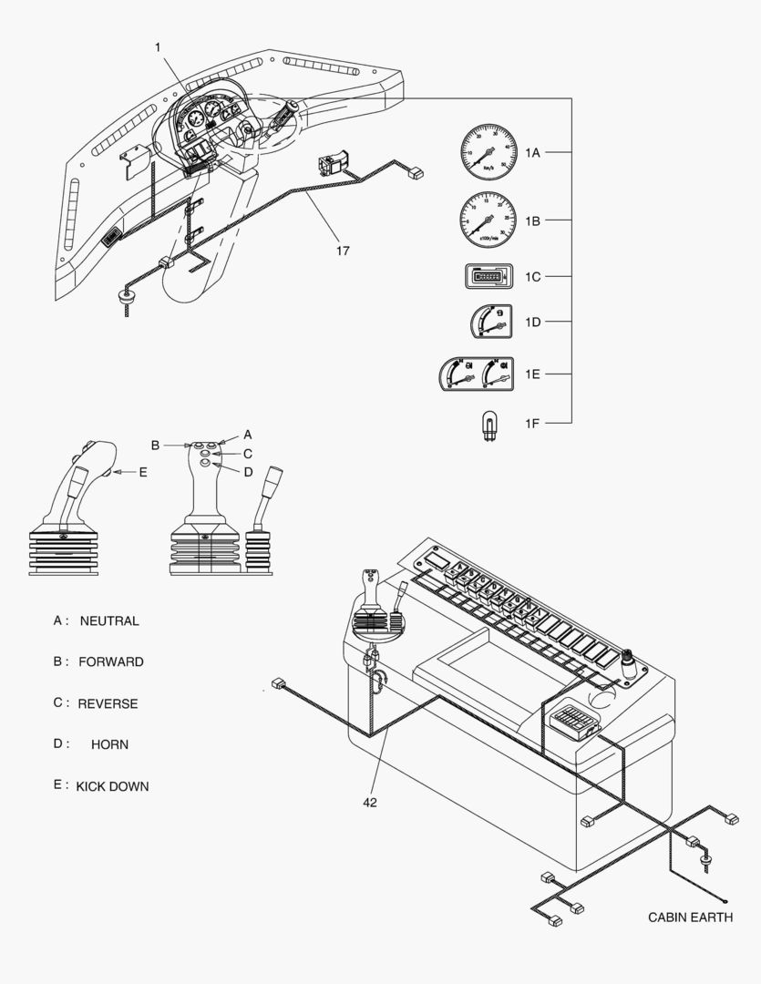 ЭЛЕКТРИЧЕСКИЕ ЗАПЧАСТИ - РЫЧАГ ПЕРЕКЛЮЧЕНИЯ ПЕРЕДАЧИ
